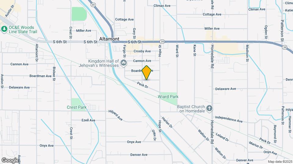 4612 Thompson Ave Map and Location Details