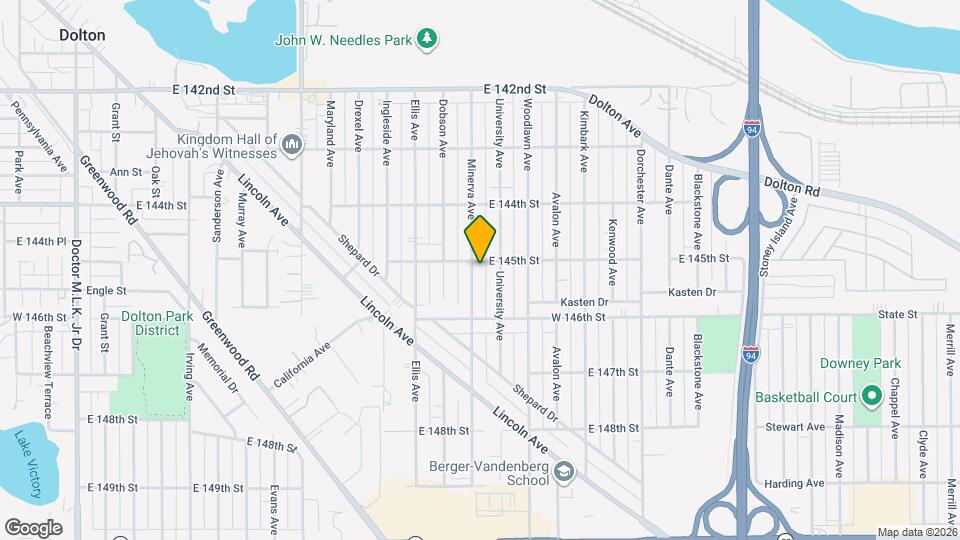 14505 Minerva Ave Map and Location Details
