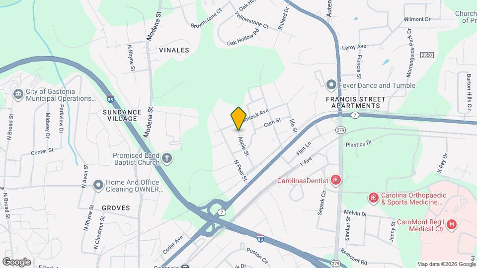 601 Apple St Map and Location Details