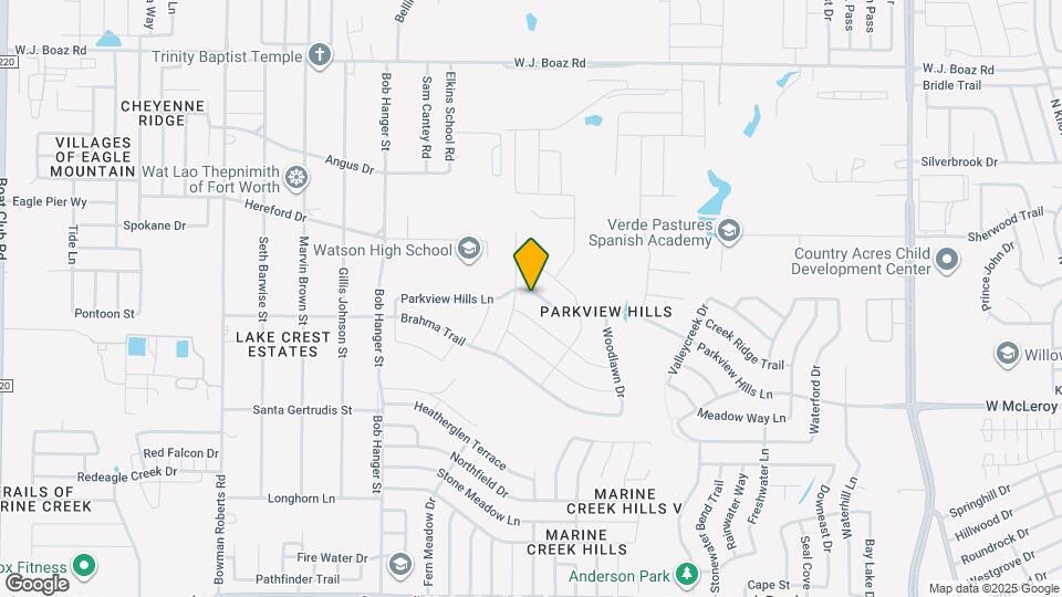 5517 Parkview Hills Ln Mapa y Detalles de la Ubicación