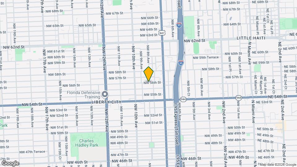 800 NW 56th St Map and Location Details
