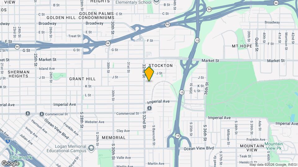 3224 K St Map and Location Details