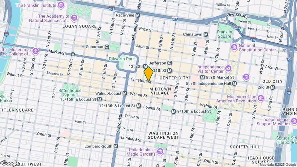 1214 Chestnut St Map and Location Details