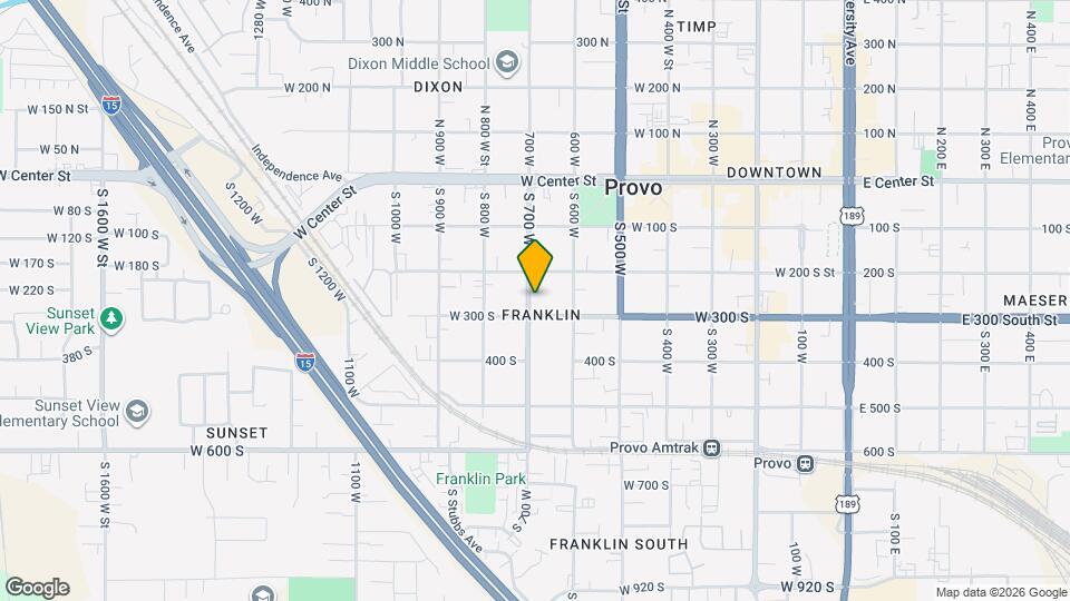 271 S 700 W Map and Location Details