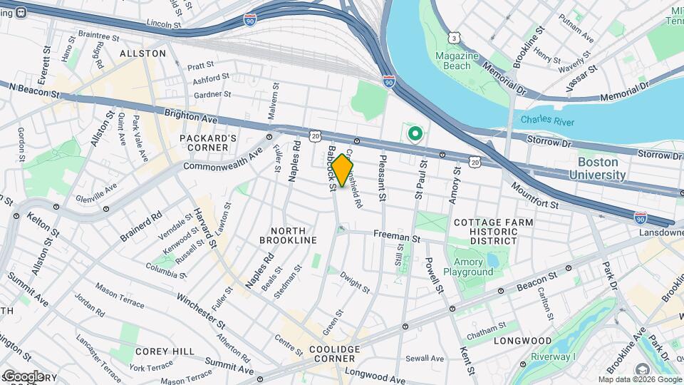 179 Babcock St Map and Location Details