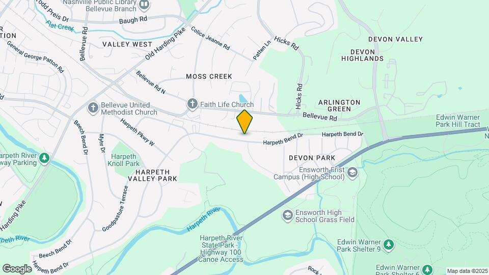 618 Harpeth Bend Dr Map and Location Details