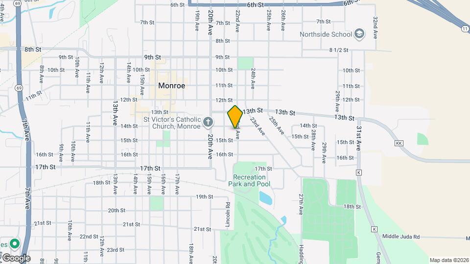 1411 22nd Ave Map and Location Details