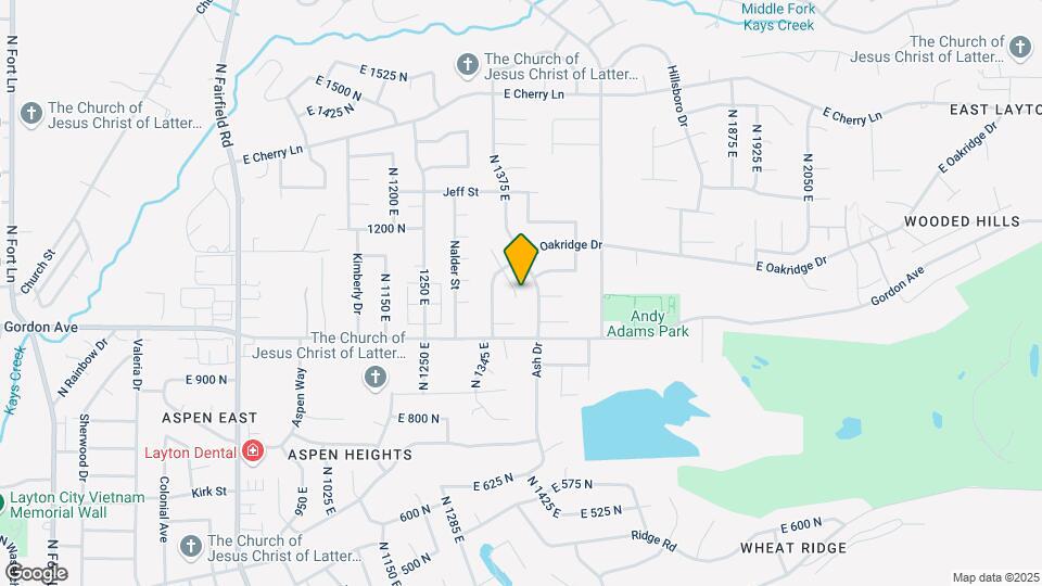 1096 N Sunflower Cir Map and Location Details