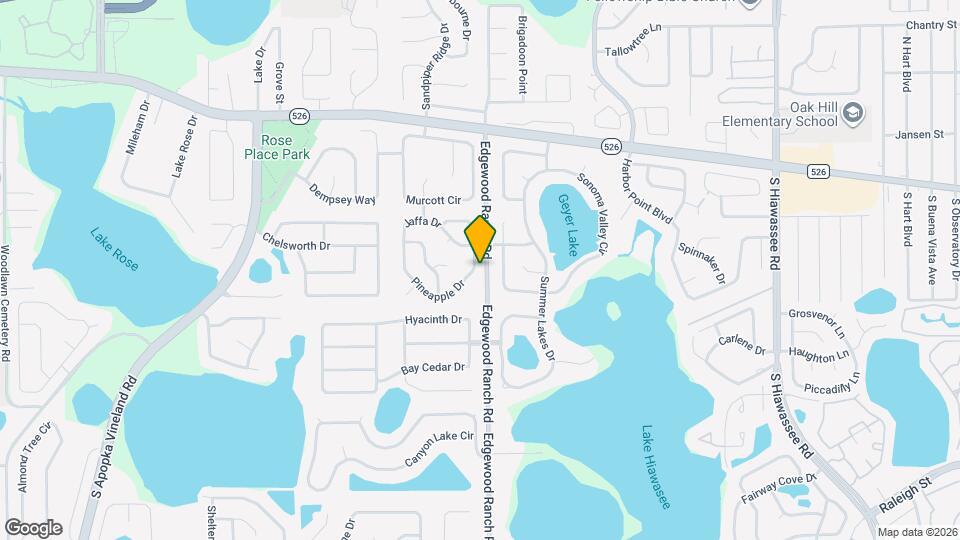 7718 Pineapple Dr Map and Location Details