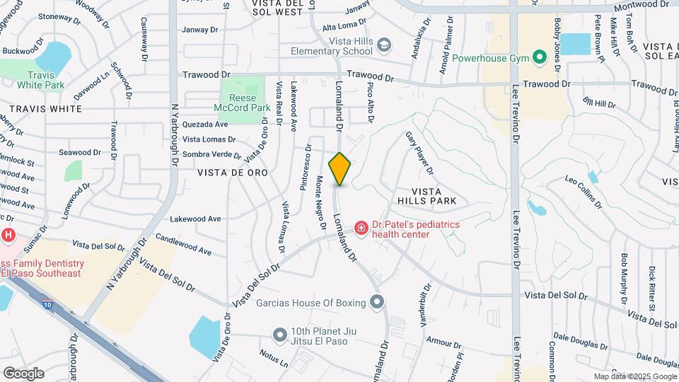 1644 Lomaland Dr, Unit Casa del Sol Map and Location Details