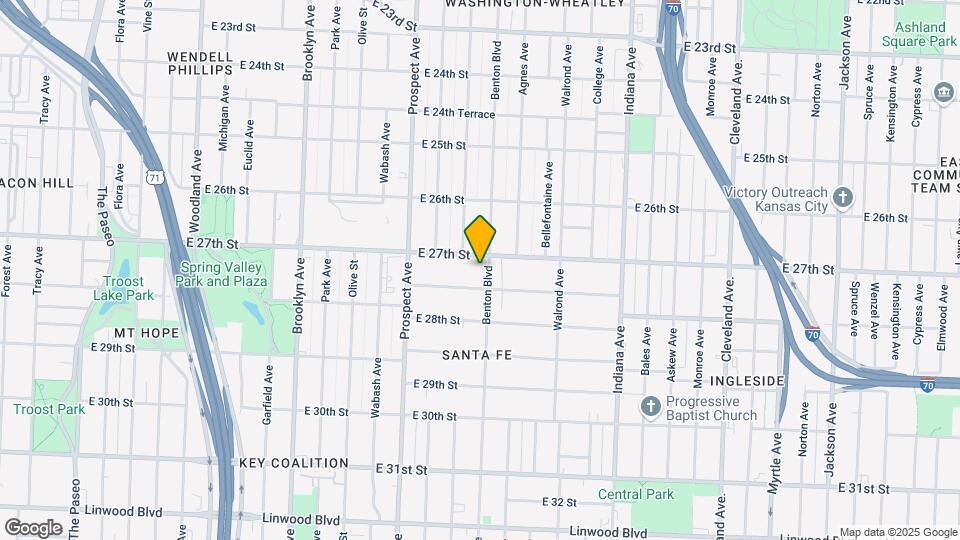 2708-2710 Benton Blvd Mapa y Detalles de la Ubicación