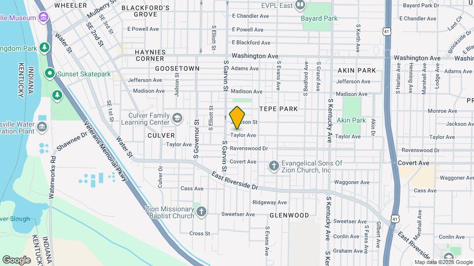 622 Taylor Ave Map and Location Details