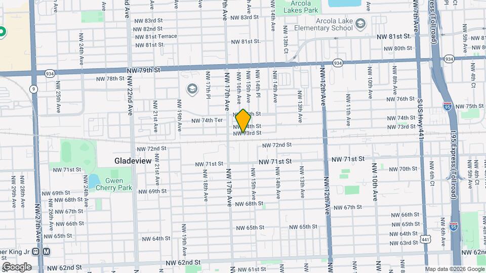 1670 NW 73rd St Map and Location Details