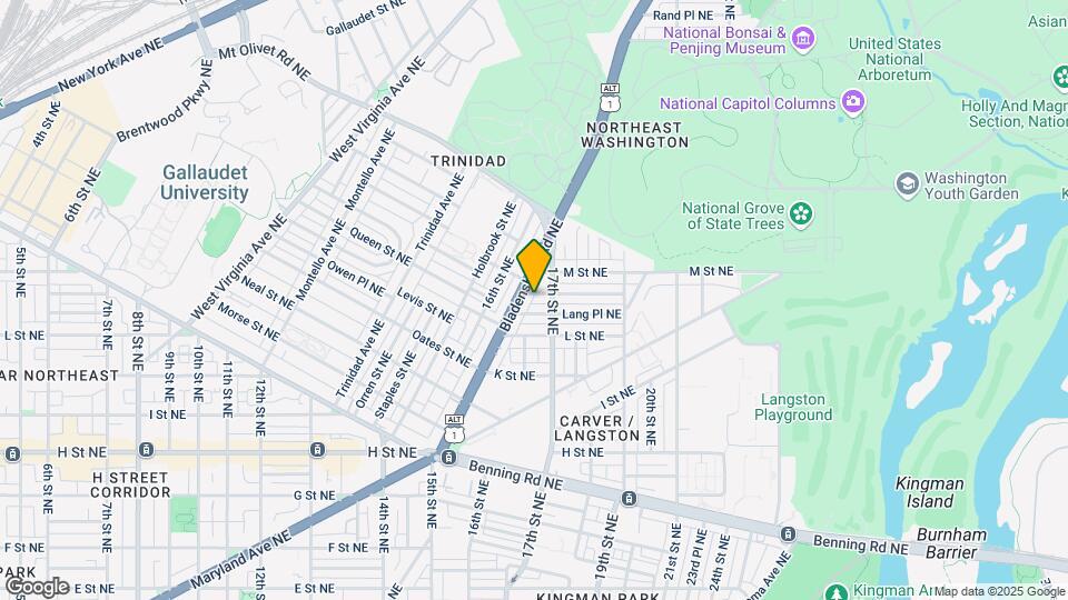 1615 Lyman Pl NE Mapa y Detalles de la Ubicación