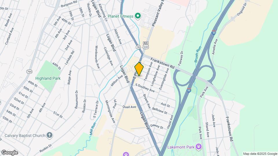 110 Lowell Ave Map and Location Details