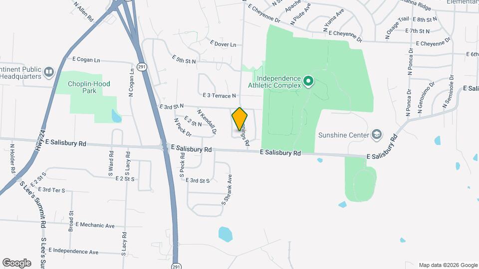 111 N Gilbert St Map and Location Details