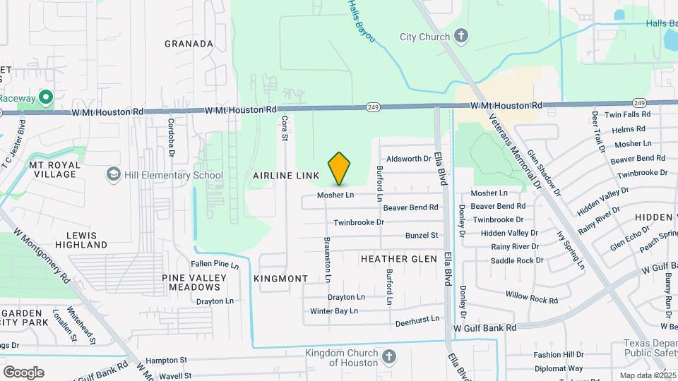 2150 Mosher Ln Map and Location Details