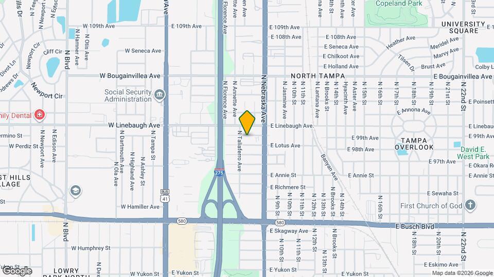 807 Orchid Ave Map and Location Details