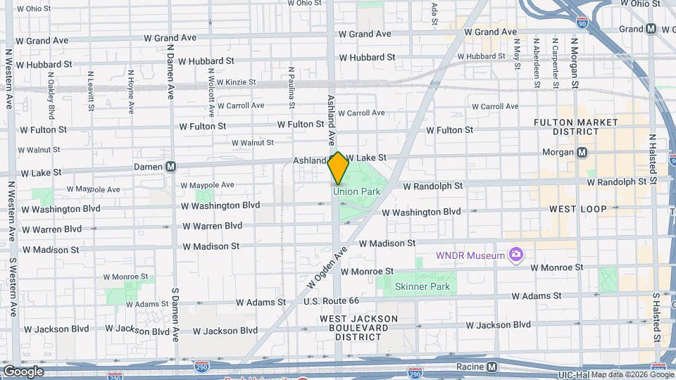 129 N Ashland Ave, Unit 0801 Mapa y Detalles de la Ubicación