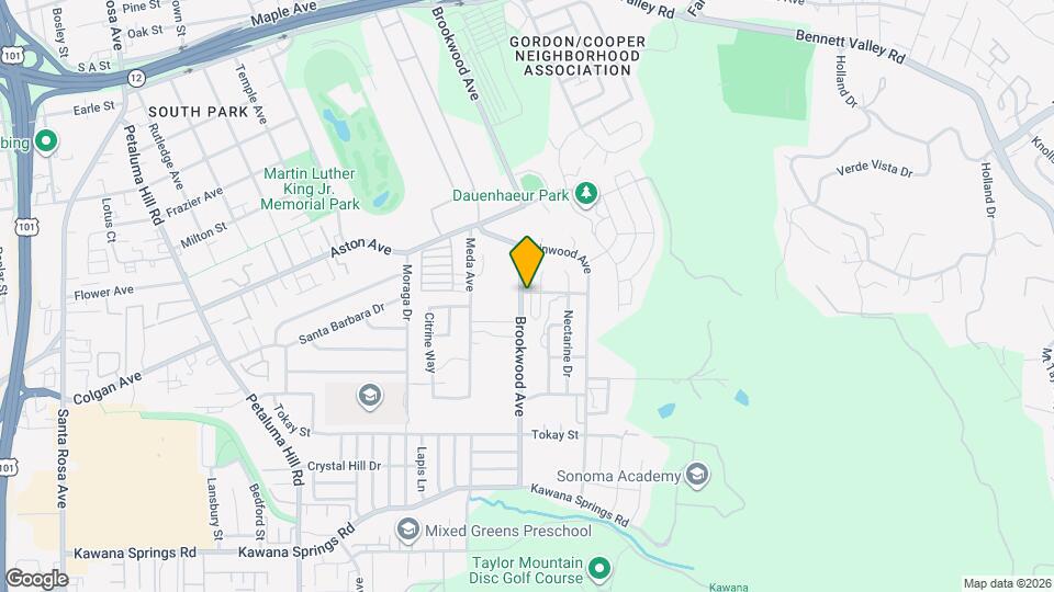 2182 Brookwood Ave Mapa y Detalles de la Ubicación
