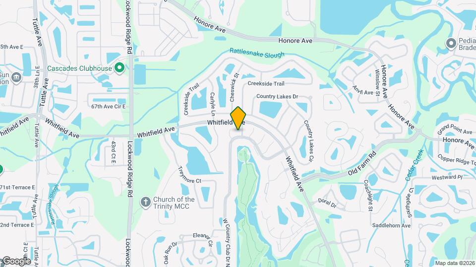 6896 W Country Club Ln Map and Location Details