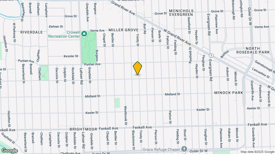15811 Trinity St Map and Location Details