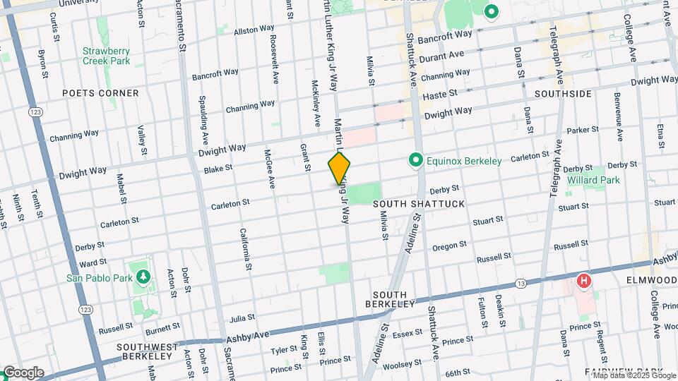 1832 Carleton St Mapa y Detalles de la Ubicación