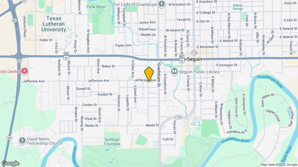 409 S Saunders St Map and Location Details