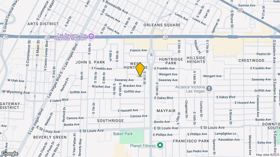 1067 Sweeney Ave Map and Location Details