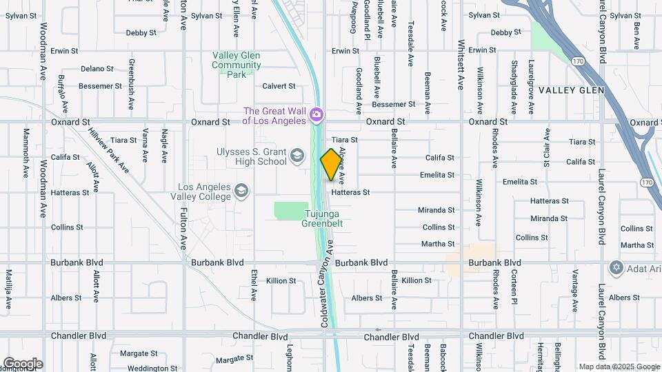 5806 Coldwater Canyon Ave, Unit #6 Map and Location Details