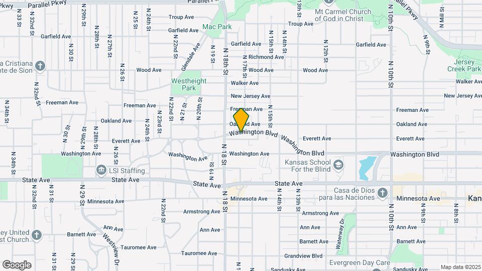 1625 Washington Blvd Map and Location Details