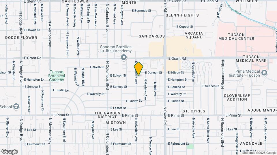 2202-2212 N Belvedere Ave Map and Location Details