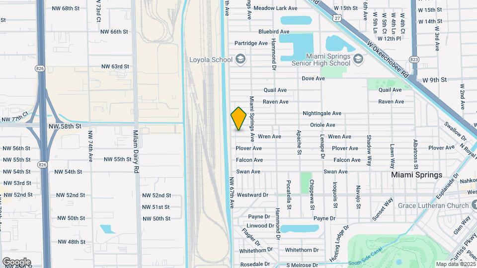 1241 Wren Ave Map and Location Details