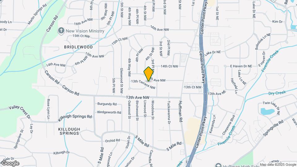 316 13th Terrace NW Mapa y Detalles de la Ubicación