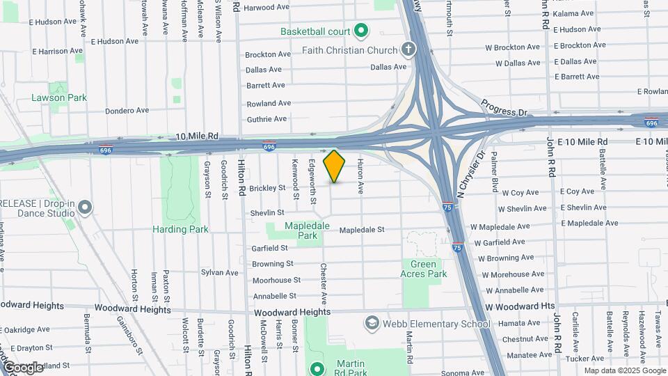 2104 Brickley St Map and Location Details