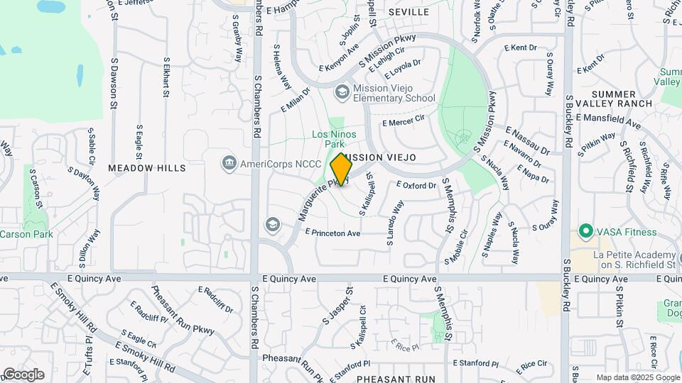 15807 E Oxford Ave Map and Location Details