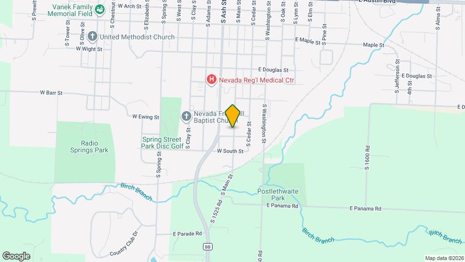 1018 S Main St Map and Location Details