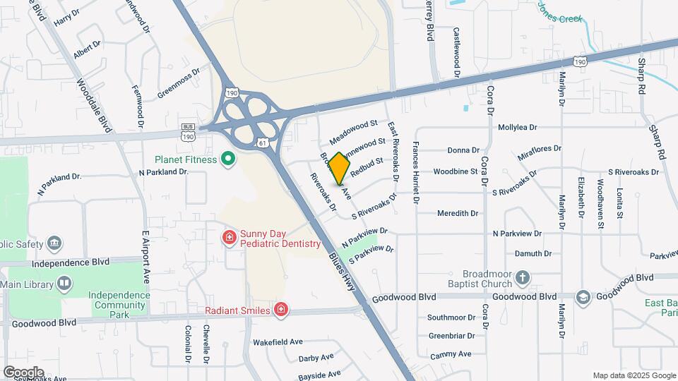 512 Broadmoor Ave Map and Location Details