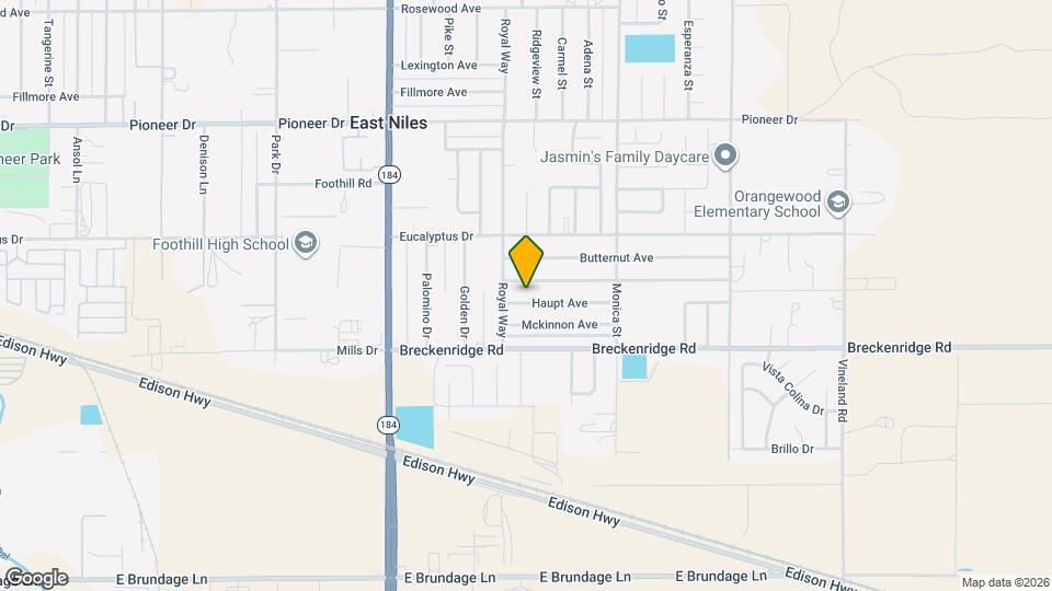 8524 Haupt Ave Map and Location Details