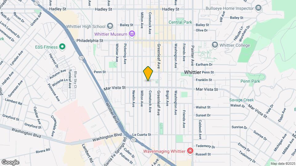 7343 Comstock Ave Map and Location Details