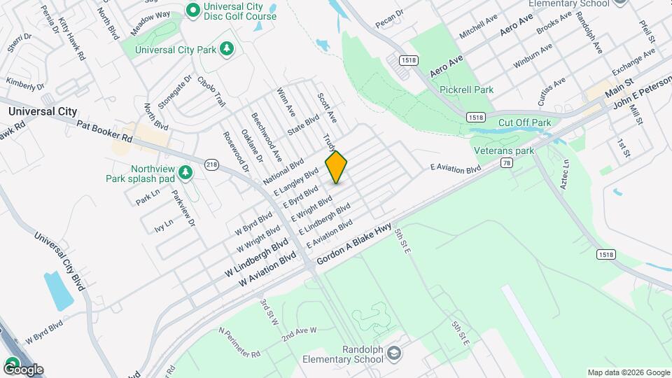 309 E Wright Blvd Mapa y Detalles de la Ubicación