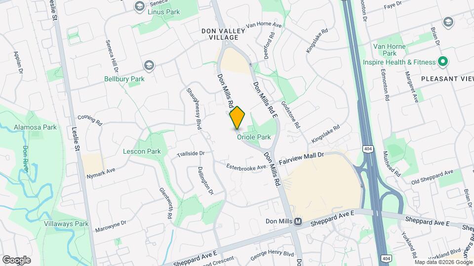 2960 Don Mills Rd. Map and Location Details