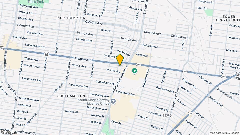4212 Lawn Ave Mapa y Detalles de la Ubicación