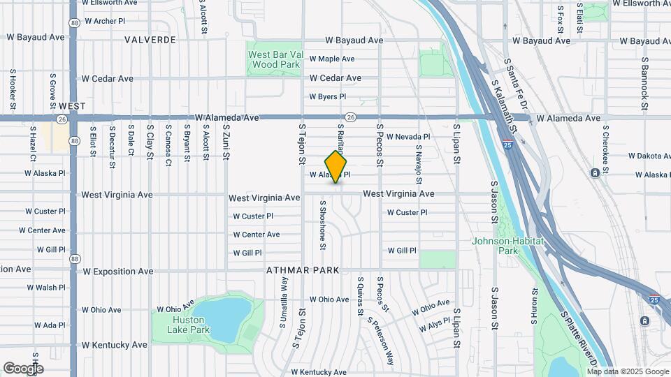 1825 W Virginia Ave Map and Location Details