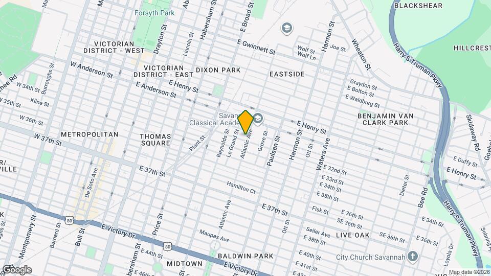 666 E 32nd St Map and Location Details