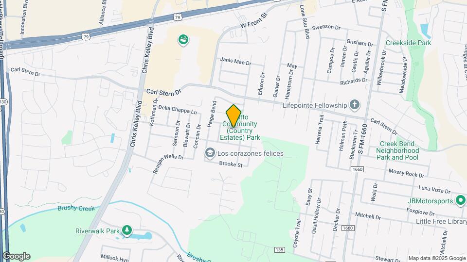 105 David Dr Map and Location Details