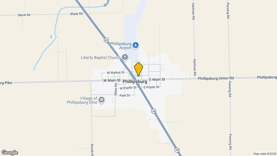 22 E Main St Map and Location Details