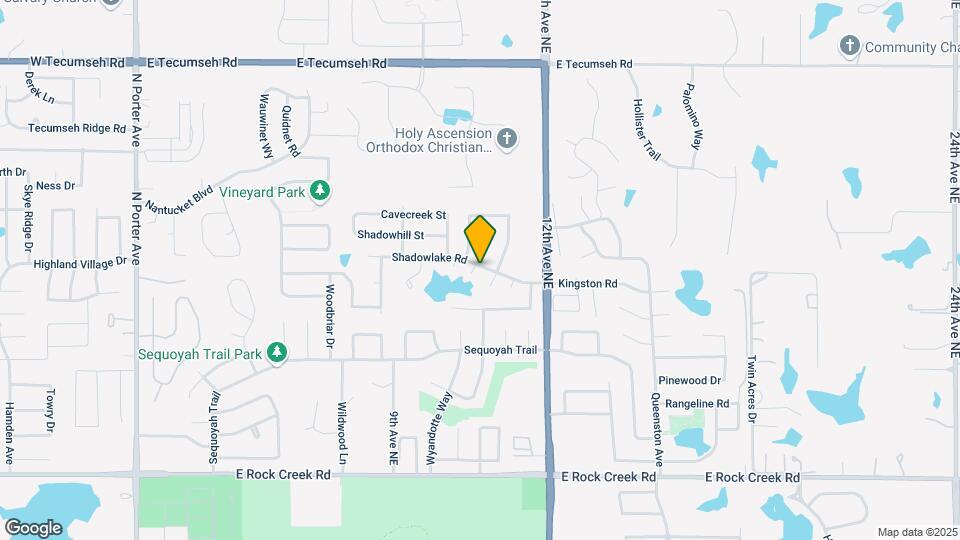 1044 Shadowlake Rd Map and Location Details