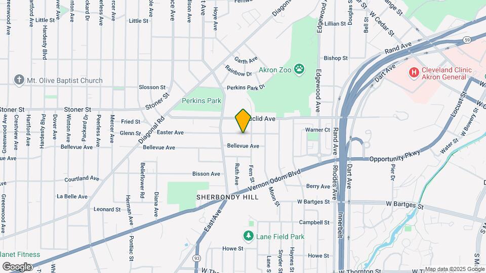 644 Easter Ave Map and Location Details