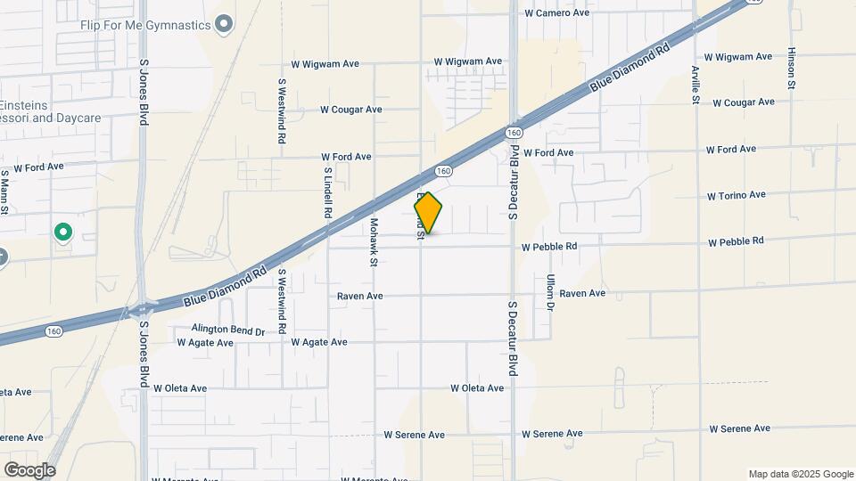 5187 Caprock Canyon Ave Map and Location Details